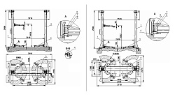 ПЛД-3-01 Подъемник стационарный, 2-х ст., г/п 3,3 т